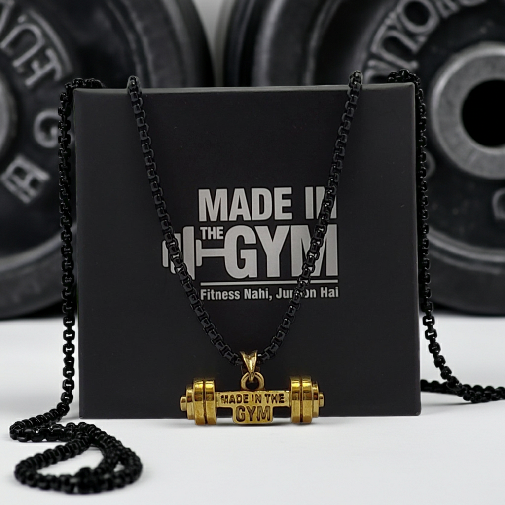 Dumbbell Pendant – Made in the GYM | Strength in Style