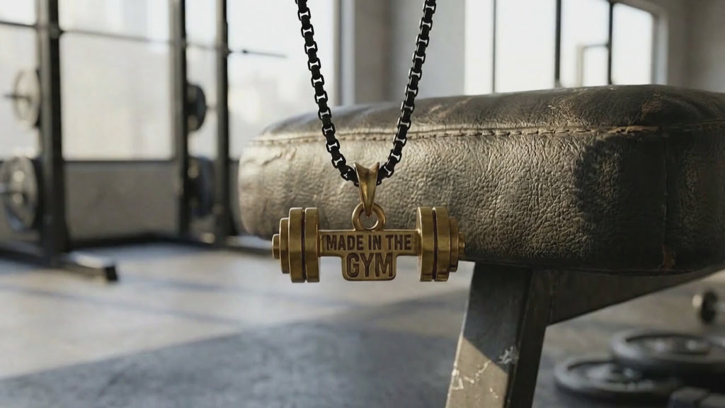 Dumbbell Pendant – Made in the GYM | Strength in Style